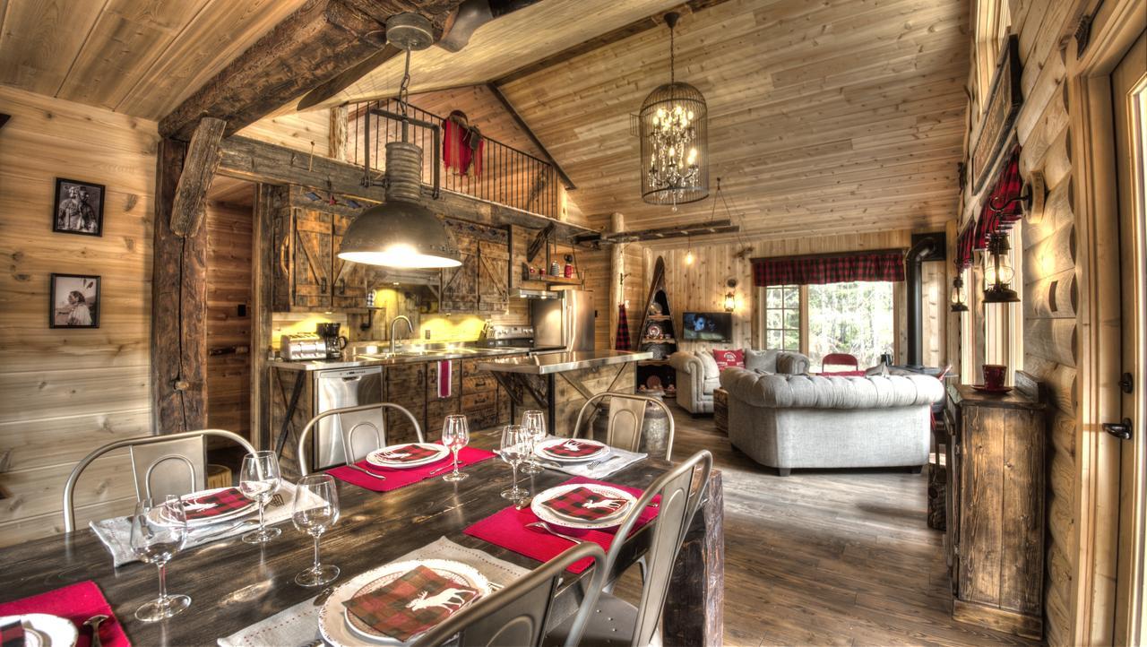 Le Bivouac - Les Chalets Spa Canada لا مالباي المظهر الخارجي الصورة