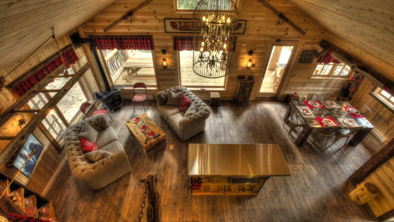 Le Bivouac - Les Chalets Spa Canada لا مالباي المظهر الخارجي الصورة