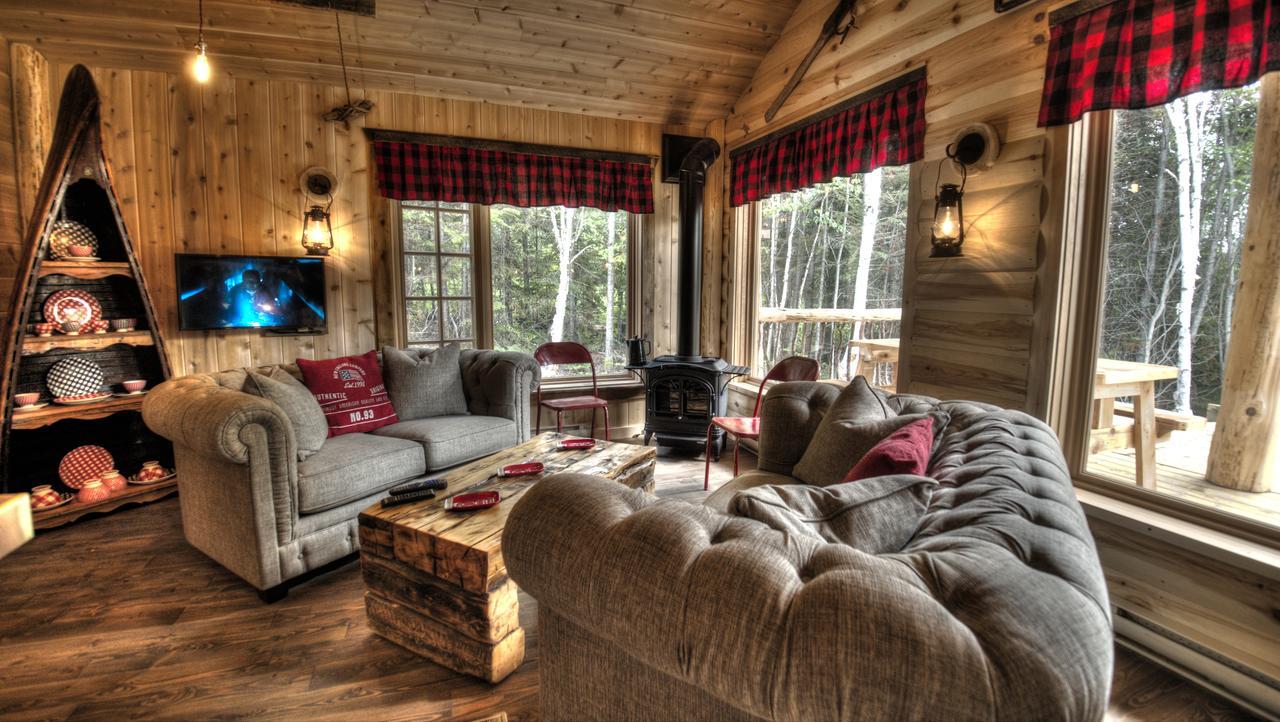 Le Bivouac - Les Chalets Spa Canada لا مالباي المظهر الخارجي الصورة