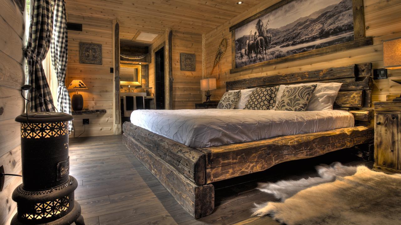Le Bivouac - Les Chalets Spa Canada لا مالباي المظهر الخارجي الصورة